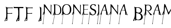 FTF Indonesiana Bramanangkoe font preview